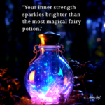 "Your inner strength sparkles brighter than the most magical fairy potion." - Adam Hoyt